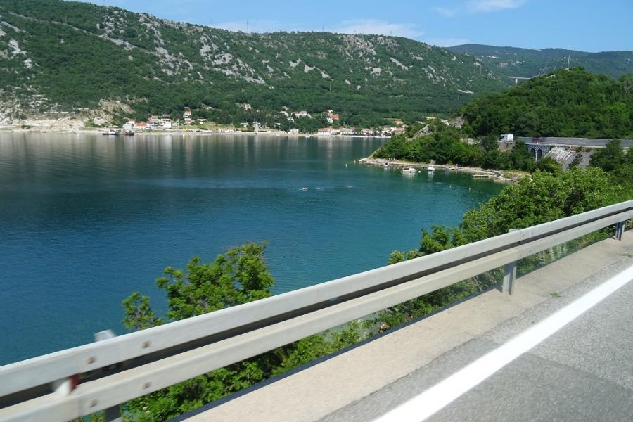 got there, ready for a swim? in the Adriatic Se