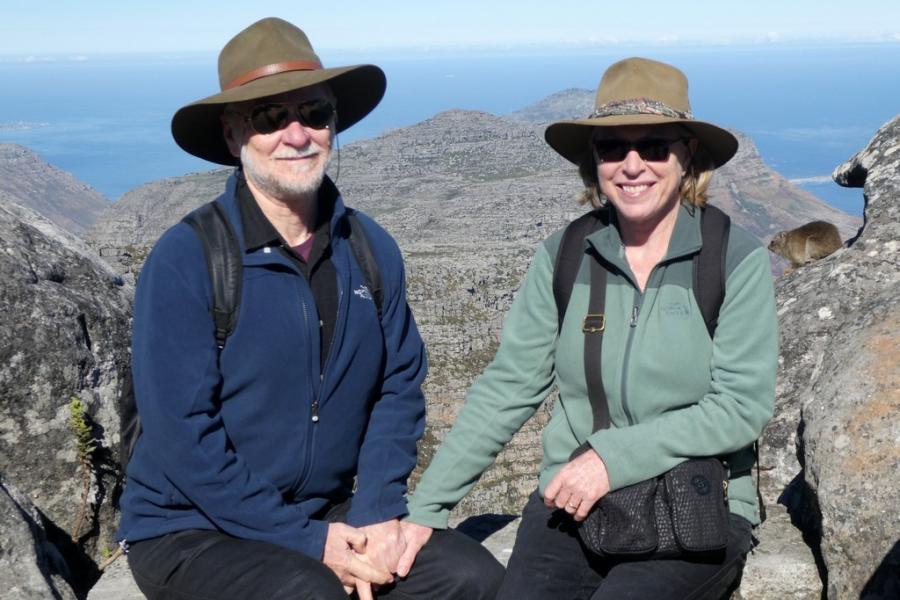 On top of Table Mountain