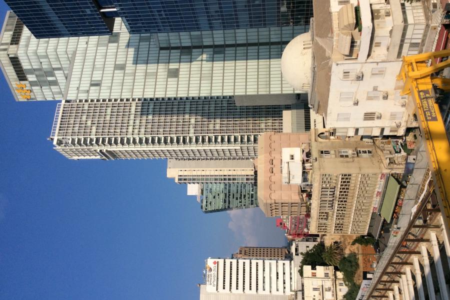 Modern, high rise Tel Aviv.