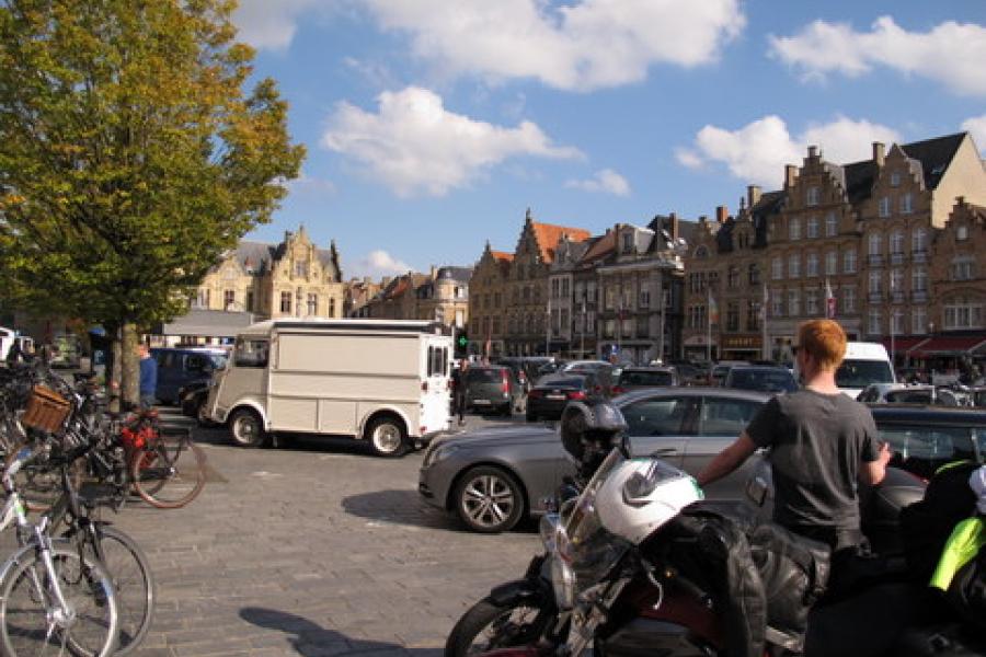 The Main square looking North