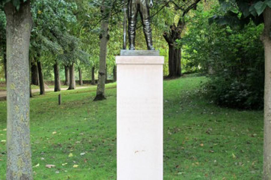 Ghurka Memorial on the City Wall