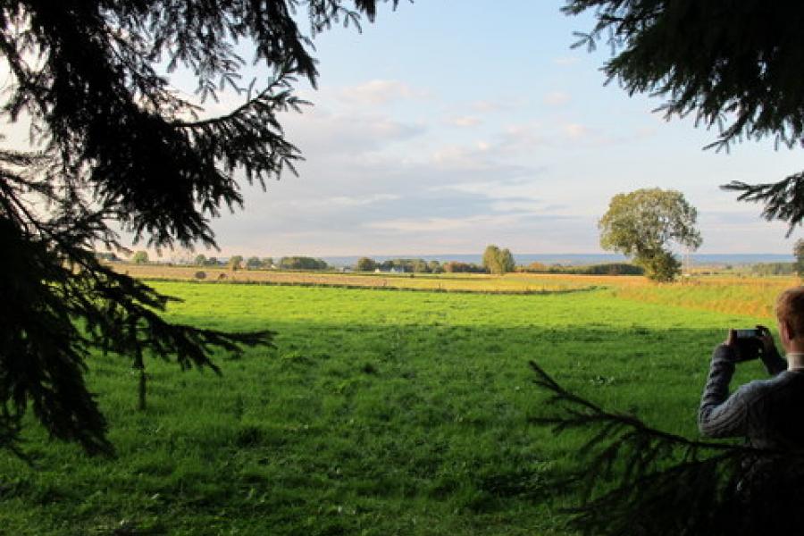 the view towards Foy from the woods ( you will see this scene in band of brothers)