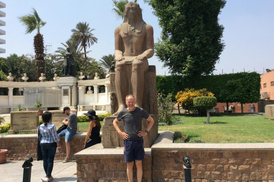 Nile and Egyptian museum