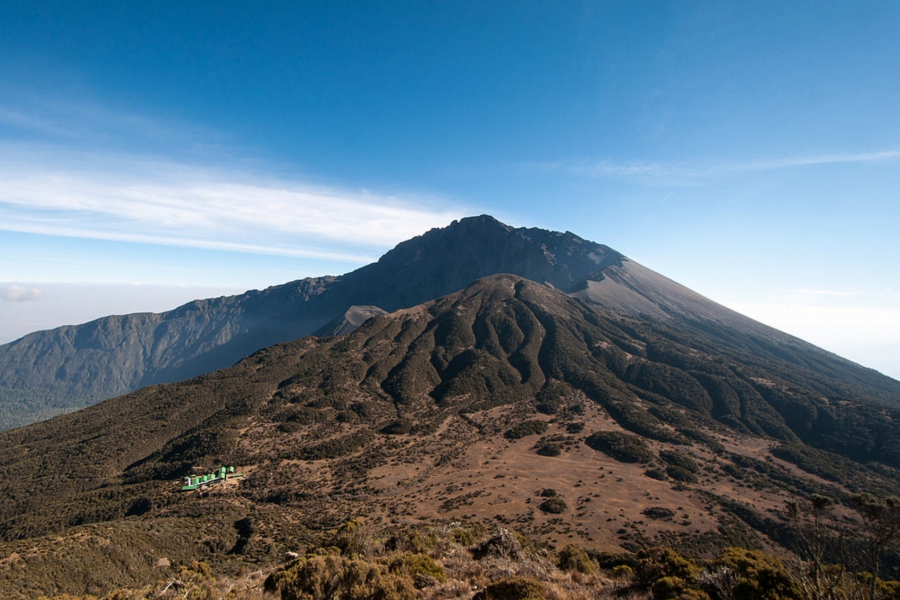 Mount Meru and Kilimanjaro 