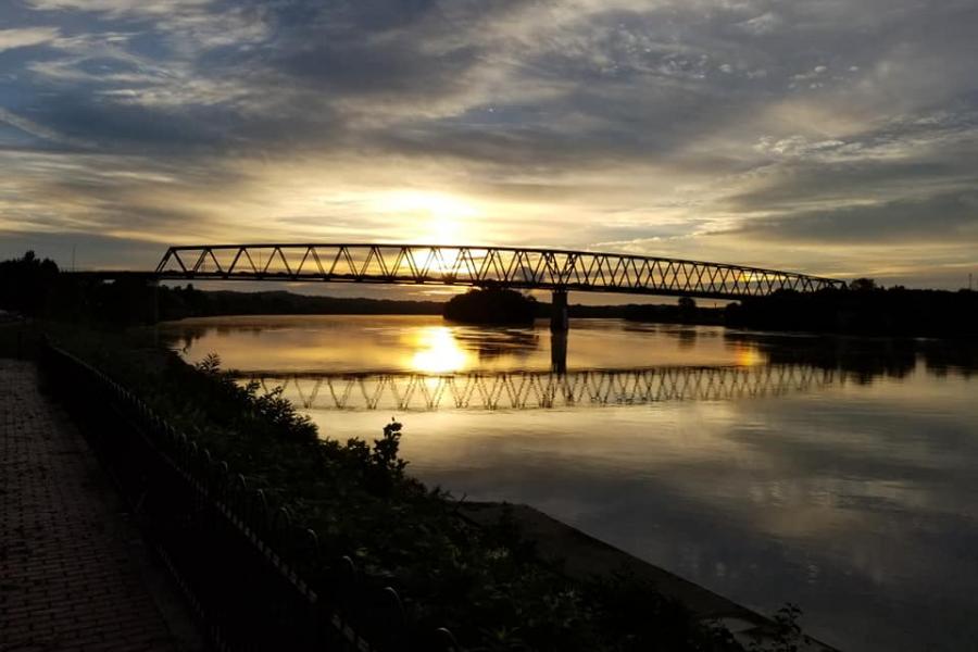 Sunrise Over the Ohio River