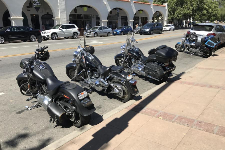 Beautiful machines parked up in Ojai