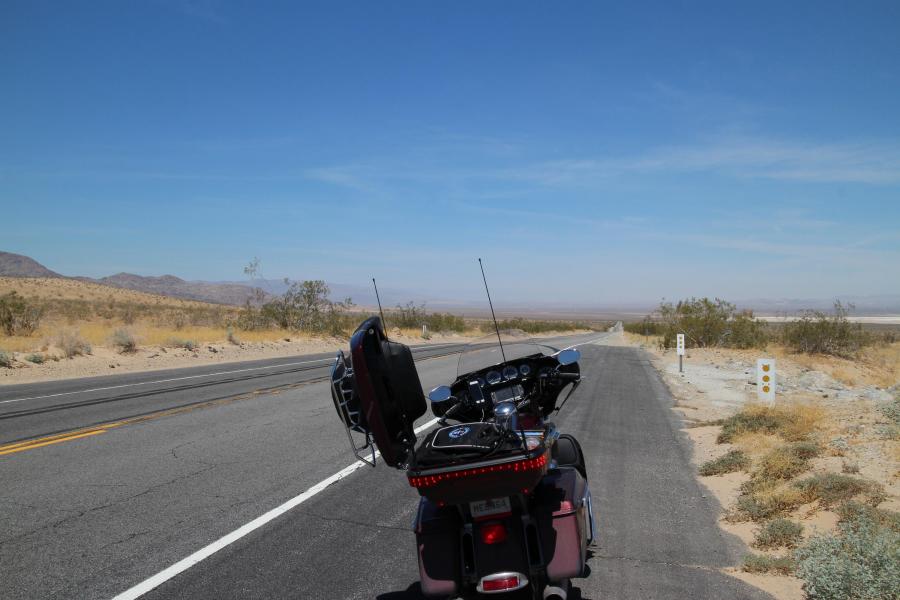 A drink stop out in the Mojave Desert