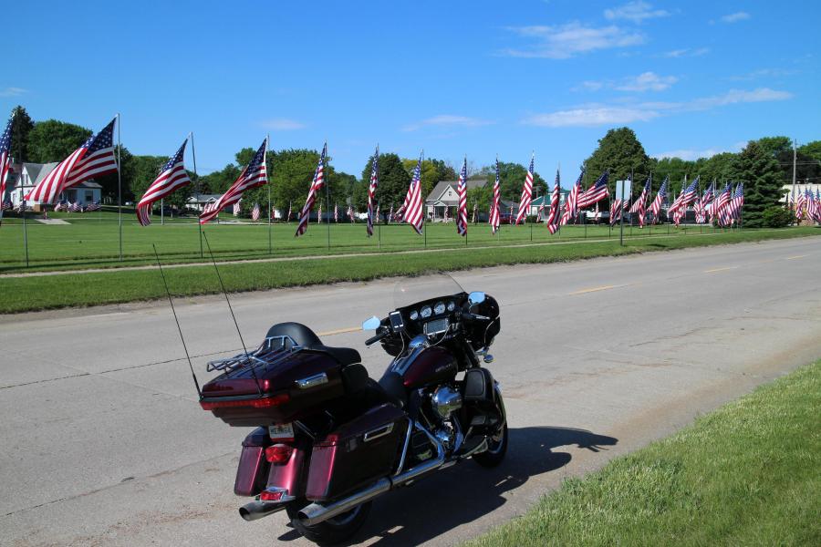 Getting ready for Memorial Day in Iowa