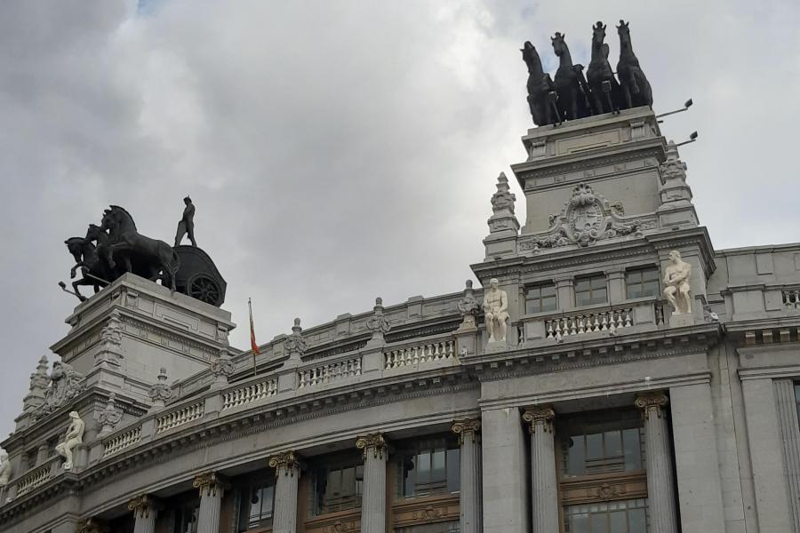 Chariots on the BBVA Building