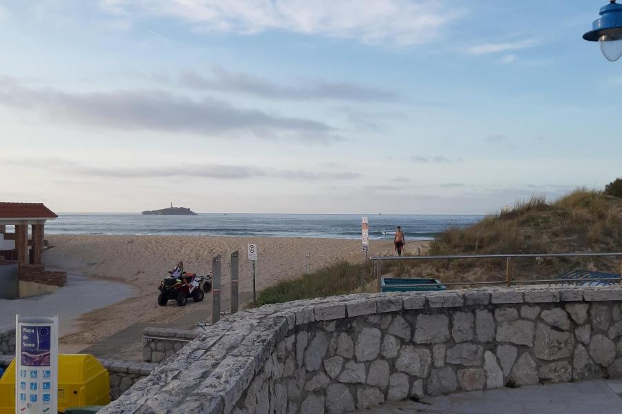 Sand dune on Somo beach