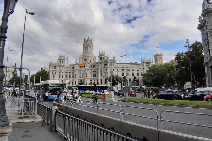 Famous building Madrid