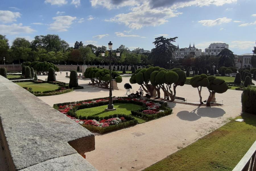 Square in Madrid Park