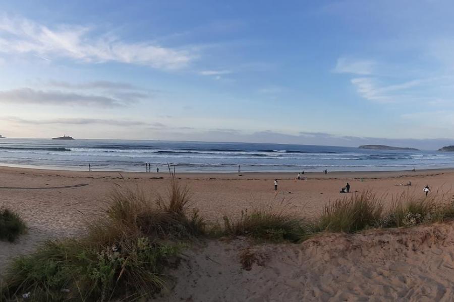 View from the sand dune