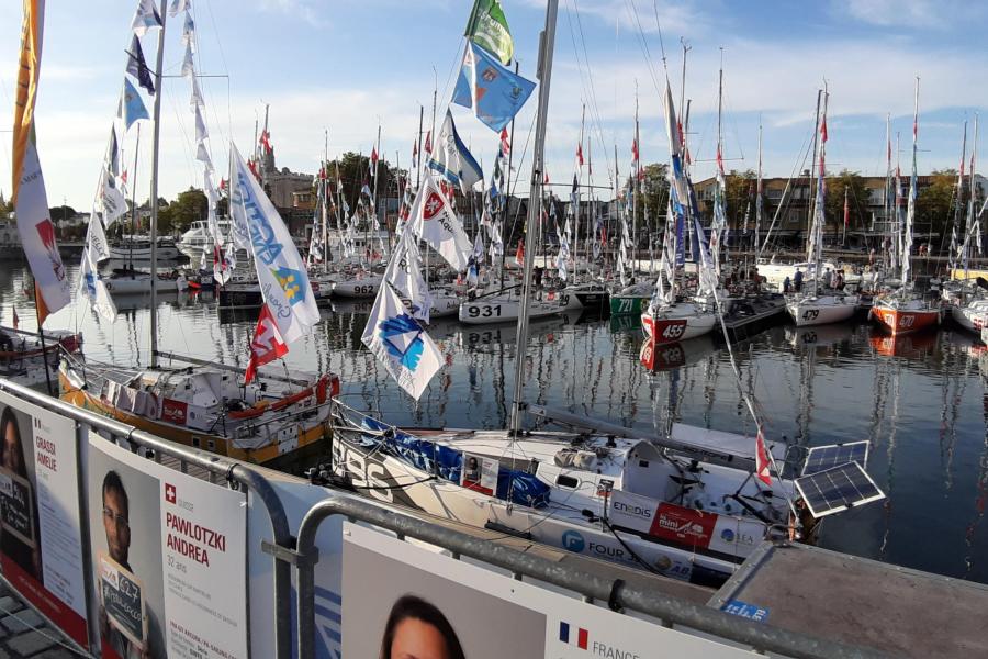 Sailing boats in the harbour