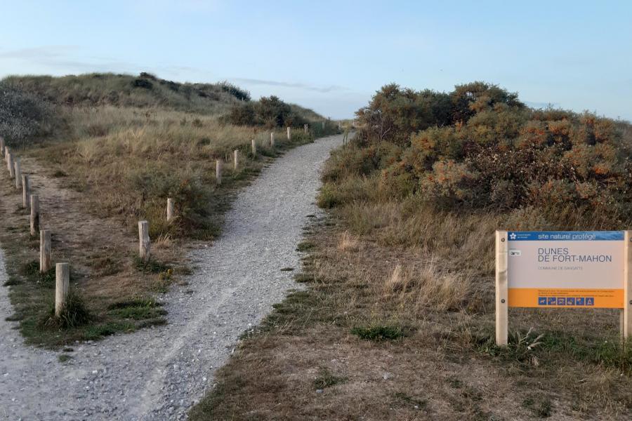 Tourist sign Fort Lipard