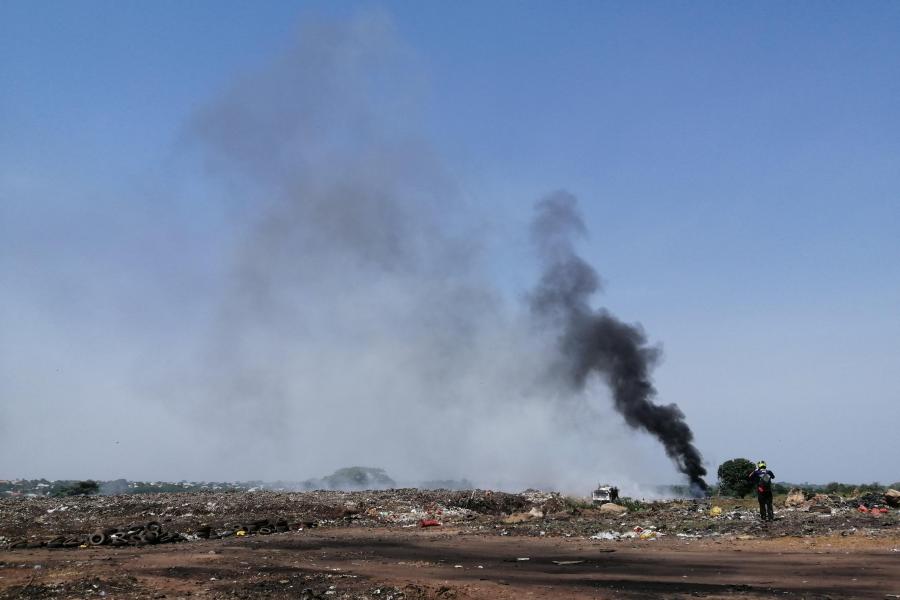 trash burning