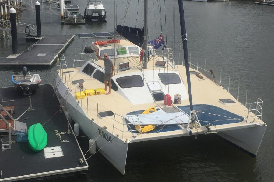 Kurt and Lyn's new Yacht in Adelaide