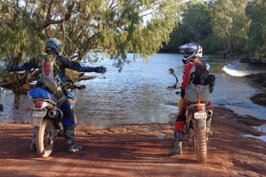 Contemplating river crossing