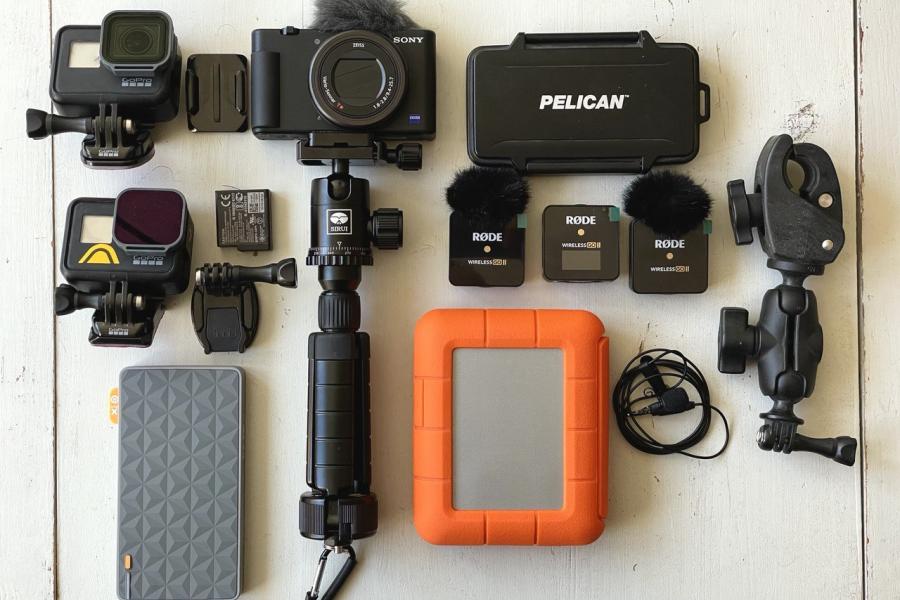 Camera gear ready. 