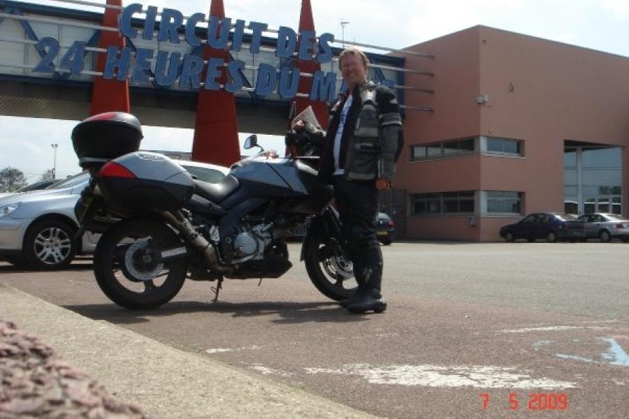 outside the Le Mans 24 Hour museum