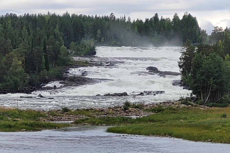 Storforsen Falls 