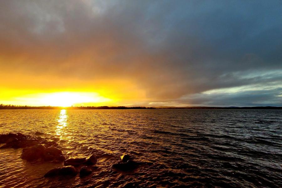 Sunset at Inari 