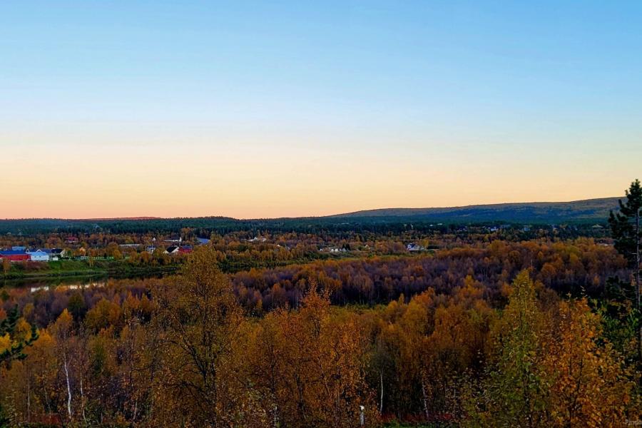 Sunset over Karasjok 