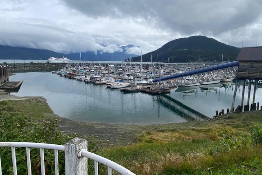 Small boat harbor Haines, Alaska