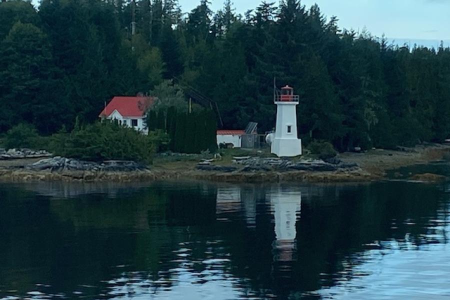 Lighthouse on Inside Passage