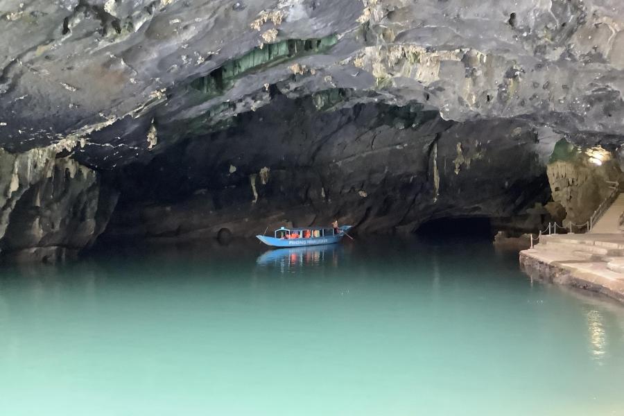 Entrance to caves