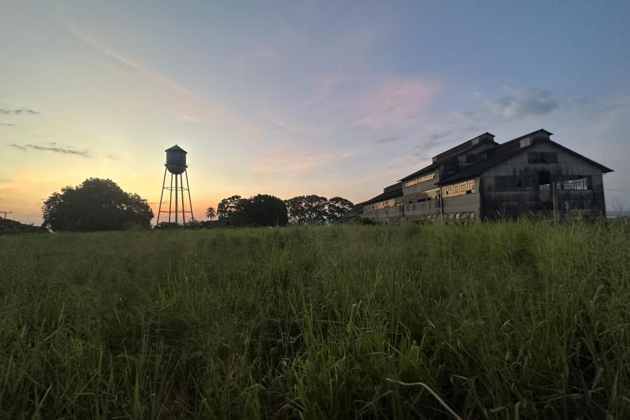 Water tower and machine shop