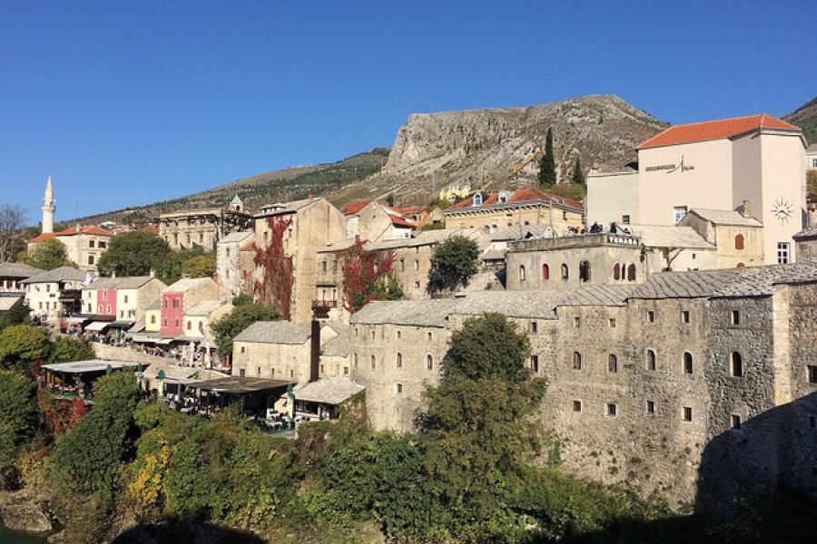 Mostar, Bridge and Market area, Bosnia