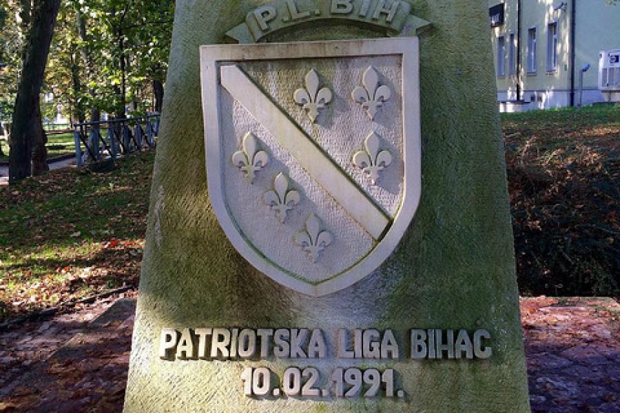 Memorial, Bihać Town, Bosnia