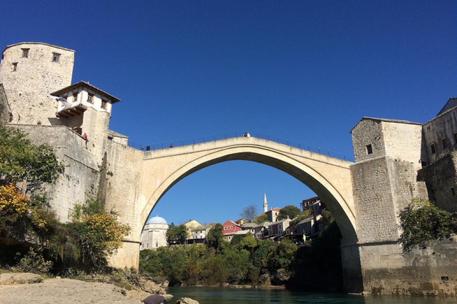 Mostar, Bridge and Market area, Bosnia