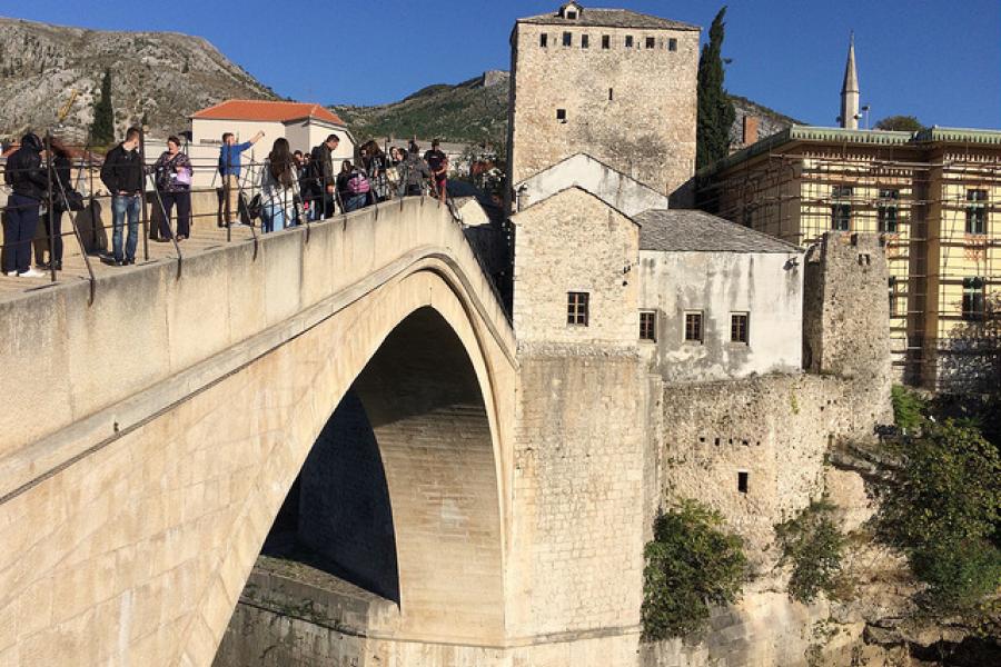 Mostar, Bridge and Market area, Bosnia