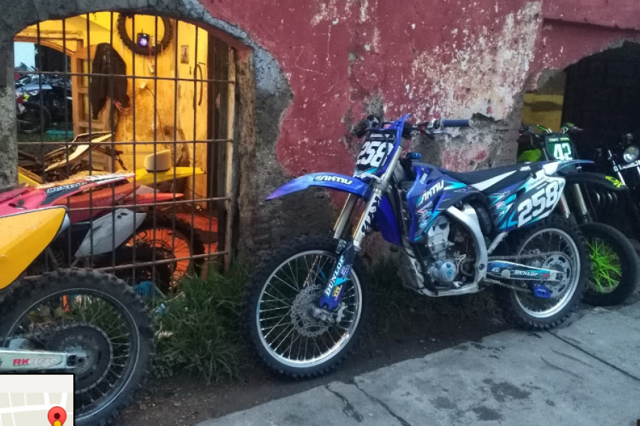 when open, bikes are usually park in front of shop