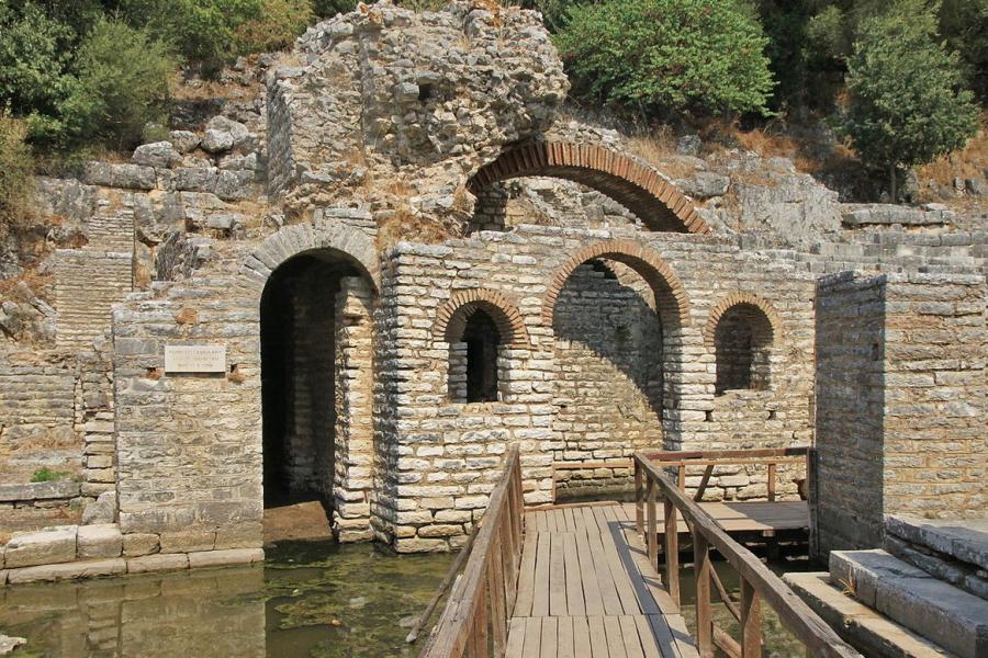 Asclepios Temple, Butrint archaeological site, Albania