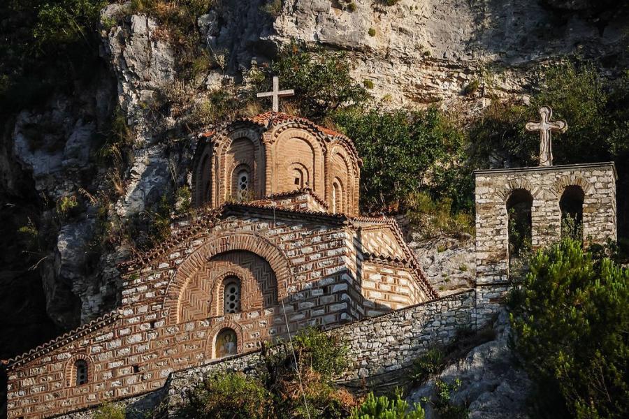 UNESCO heritage building in Berat, Albania