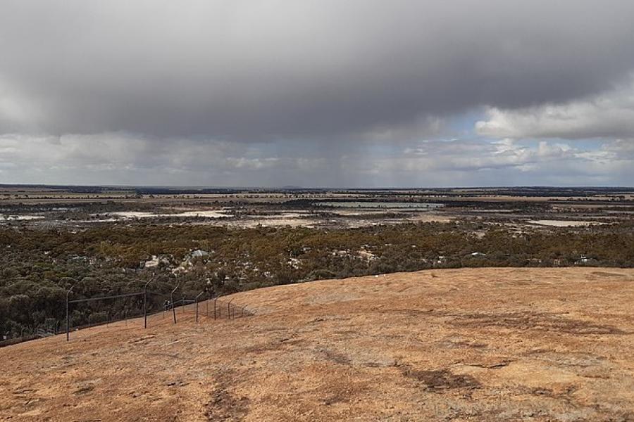 View from the top of Wave Rock