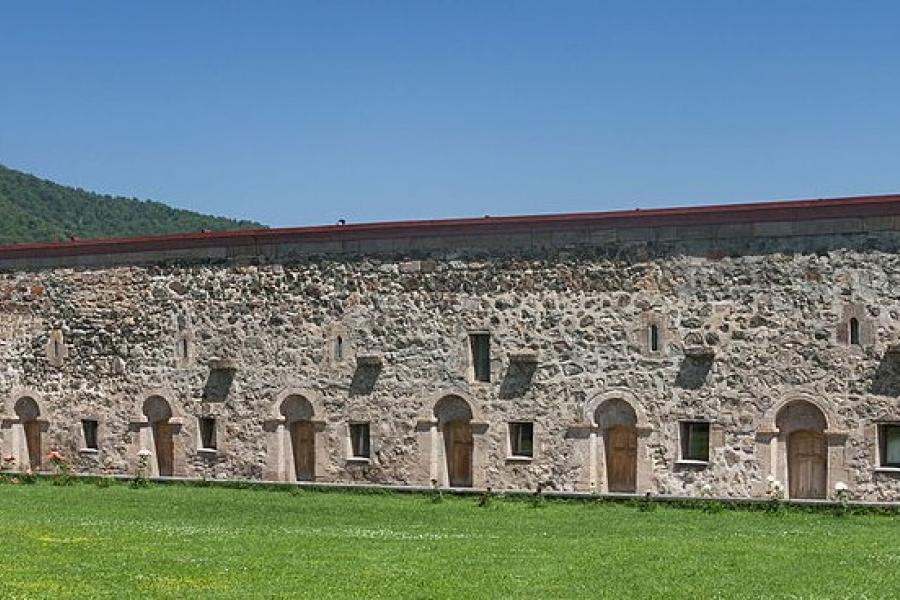 Exterior of the Gandzasar Monastery