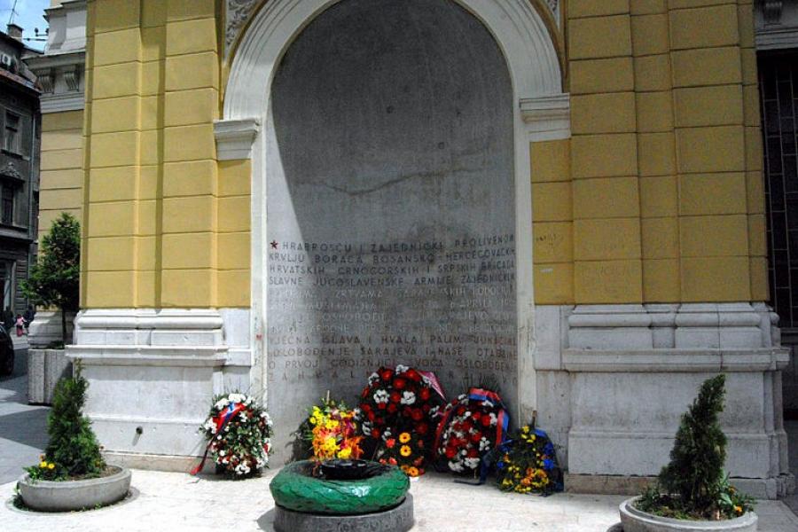 Eternal flame (Vječna Vatra), Sarajevo, Bosnia