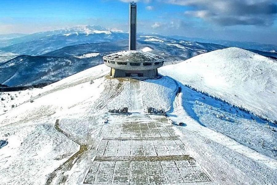 Buzludzha in the winter