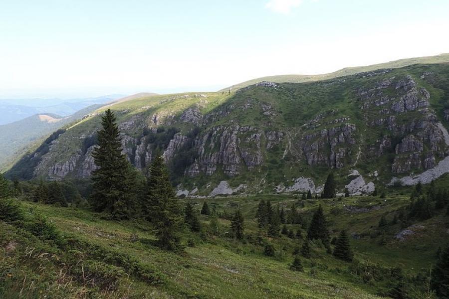 Rounded mountains, Central Balkan National Park