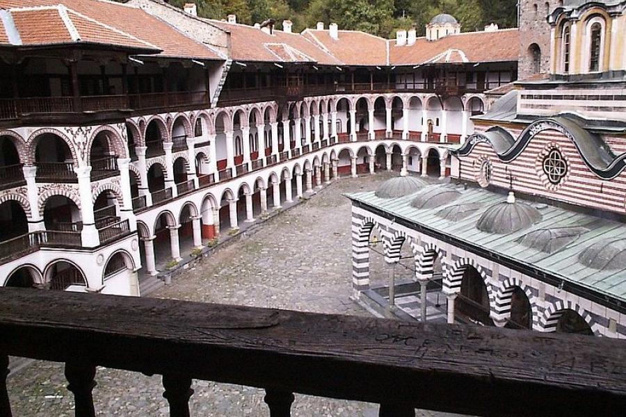 Courtyard, Rila Monastery