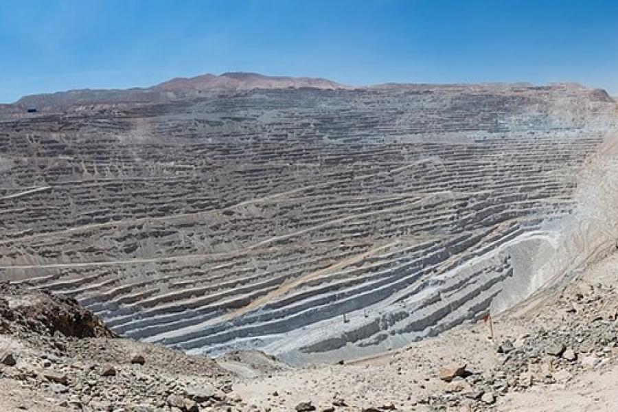 Levels of the Chuquicamata copper mine