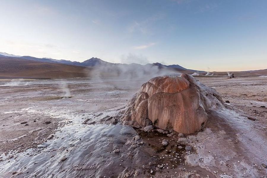  A close-up of an El Tatio Geyser