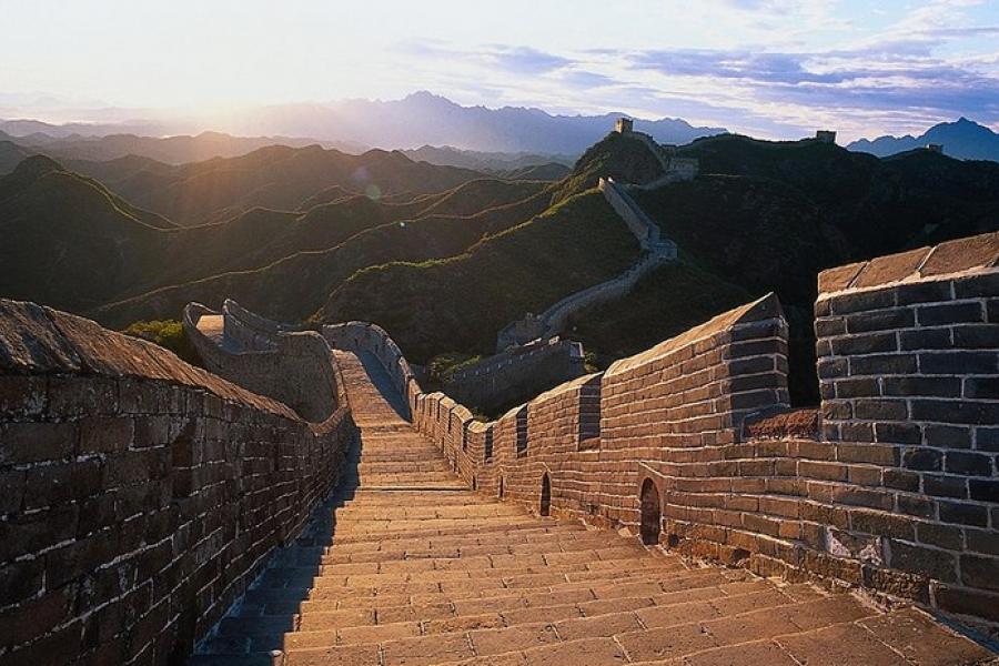 A walking perspective, Great Wall of China