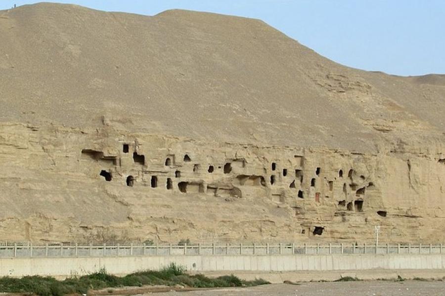 Wideview of the Mogao Caves