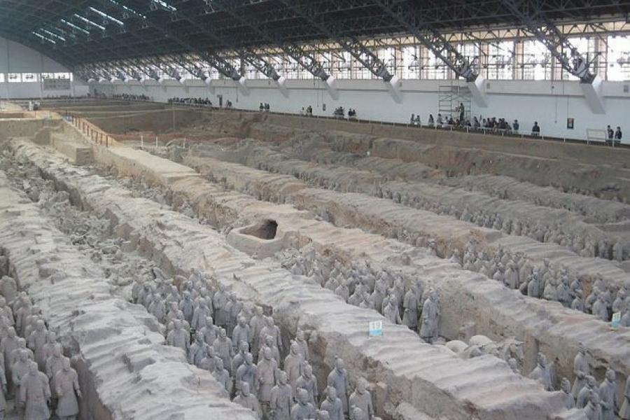 Wideview of the Terracotta Army