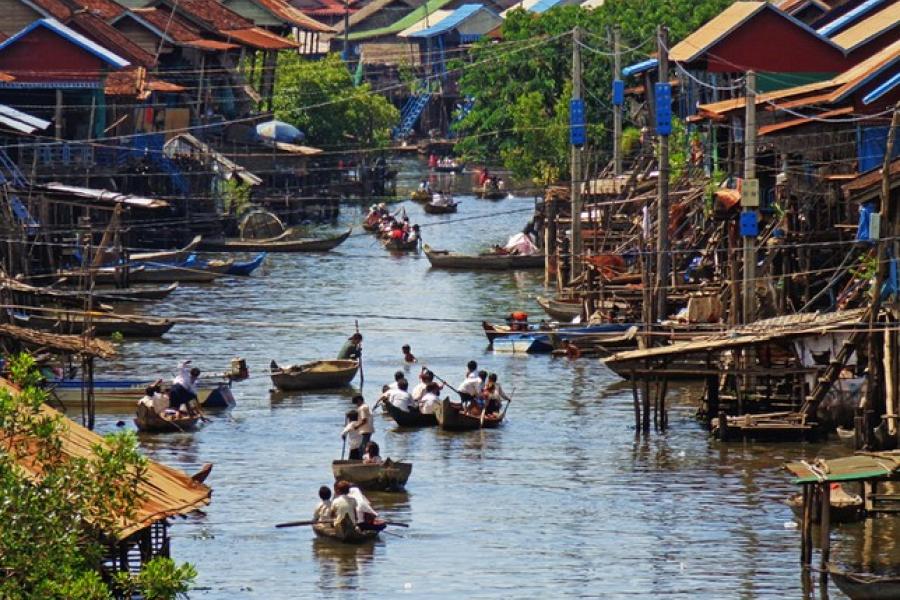 Kompong Luong floating village